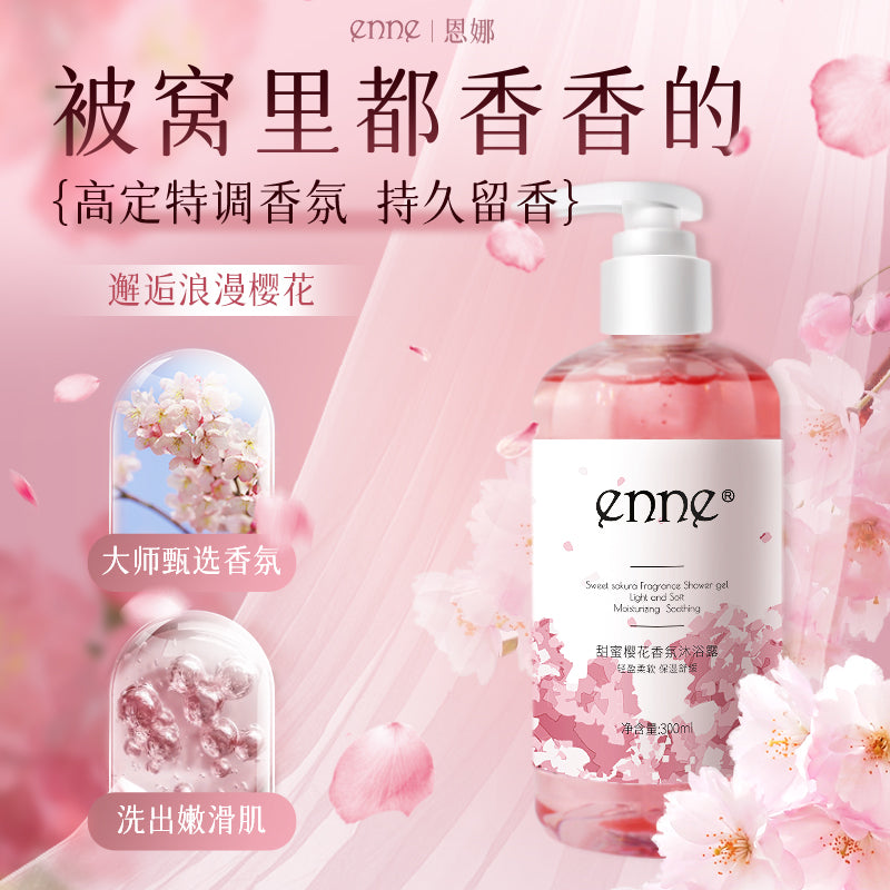 ENNE Sweet Cherry Blossom Scented Body Wash