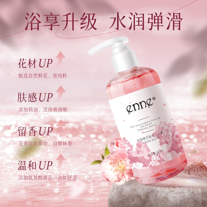 ENNE Sweet Cherry Blossom Scented Body Wash
