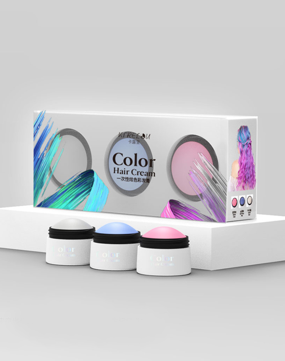 Caluli disposable dazzle color hair cream