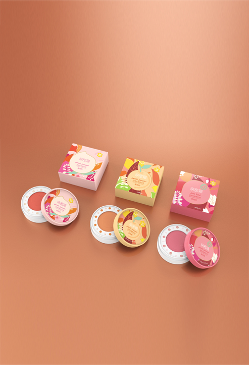 Clear through blush cream