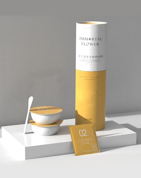Lukiya Immortal flower hydrating and conditioning mask