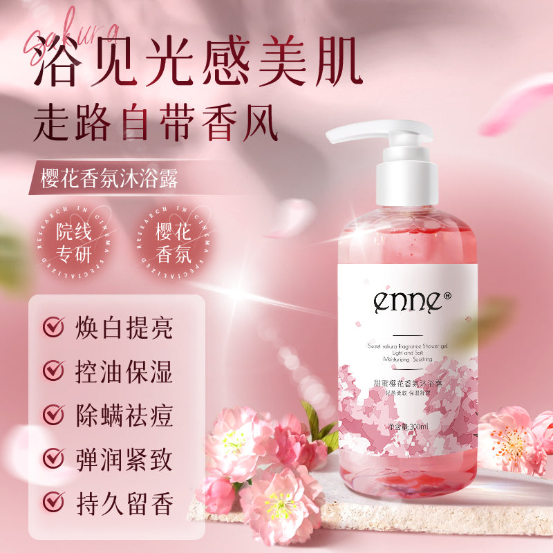 ENNE Sweet Cherry Blossom Scented Body Wash